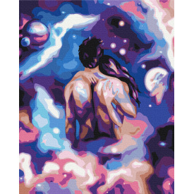 Картина за номерами BrushMe "Космічна романтика" 40х50см BS41142