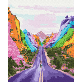 Картина за номерами BrushMe "Райдужний шлях" 40х50см BS30810