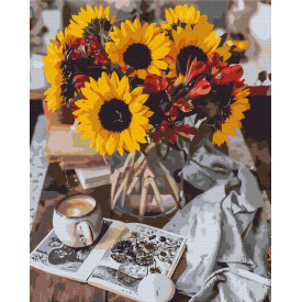 Картина за номерами BrushMe "Затишний осінній букет" 40х50см BS40230