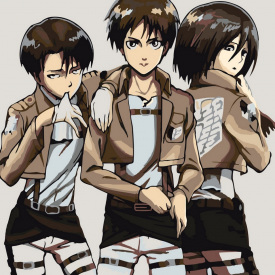 Картина за номерами Титани ART STORY AS2004 30х30 см