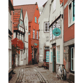 Картина за номерами BrushMe "Вуличками Бремена" 40х50см BS53286