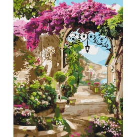 Картина за номерами BrushMe "Квіткова арка" 40х50см BS53739