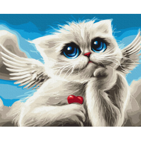 Картина за номерами BrushMe серії Патріот "аМурчик ©Маріанна Пащук" 40х50см BS53664