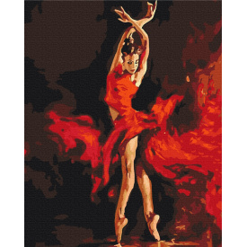 Картина за номерами Brushme В танці 40х50 см Різнокольоровий BS286