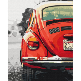 Картина за номерами BrushMe "Червоне ретро" 40х50см BS52404