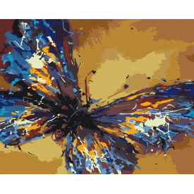 Картина за номерами BrushMe "Метелик в деталях" 40х50см BS52271