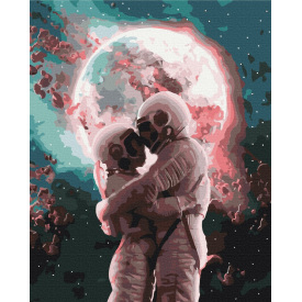 Картина за номерами BrushMe "На місяць і назад" 40х50см BS43564