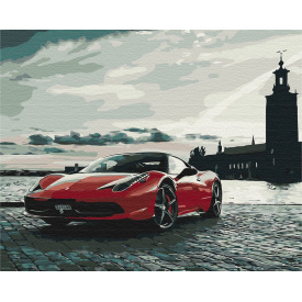 Картина за номерами BrushMe "Багряна швидкість" 40х50см BS52181