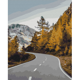 Картина за номерами BrushMe "Пейзажна дорога" 40х50см BS52373