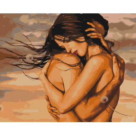 Картина за номерами BrushMe "Обійми в кульбабках" 40х50см BS52277