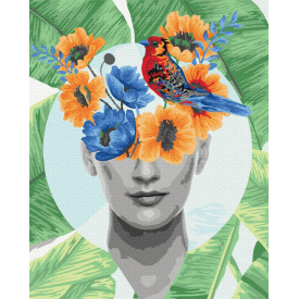 Картина за номерами BrushMe "Квітучі думки" 40х50см BS52529