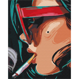 Картина за номерами BrushMe "Димний погляд" 40х50см BS51946