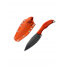 Нож туристический ручной работы Gorillas BBQ сталь х12МФ с ножнами из кайдекса KN182 (5378)