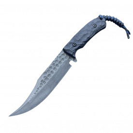 Нож туристический Gorillas BBQ Боуи с чехлом сталь 50х14мф KN74 (5140)