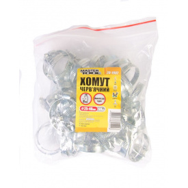 Хомути American type 8 мм 25-40 мм 50 шт MASTERTOOL GM (20-1907)