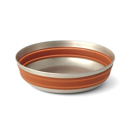 Миска складная Sea to Summit Detour Stainless Steel Collapsible Bowl L Серо-коричневый (STS ACK039011-060307)