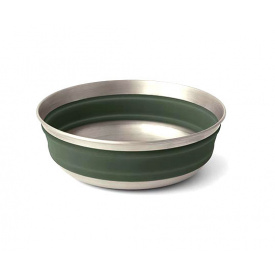 Миска складная Sea to Summit Detour Stainless Steel Collapsible Bowl 665 мл Серо-зеленый (STS ACK039011-052004)