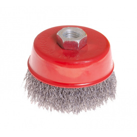 Щітка торцева із рифленого дроту D 85 М14 MASTERTOOL GM (19-7208)