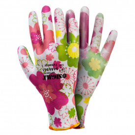 Рукавички із ПУ покриттям (білі манжет) SIGMA (9446361)