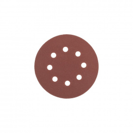 Коло шліфувальне на липучці MASTERTOOL GM з 8 отворами 125 мм зерно 120 5 шт (08-2512-H)