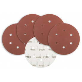 Коло шліфувальне на липучці MASTERTOOL GM 225 мм зерно 100 5 шт (08-2010-H)