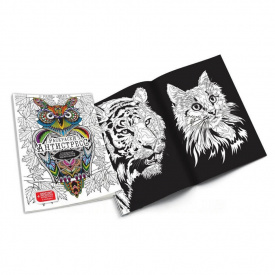 Розмальовки Антистрес Сова Danko Toys RA-02-01U без фломастерів