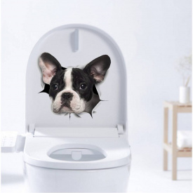 Наклейка 3D UKC в туалет UK14 30x30 см