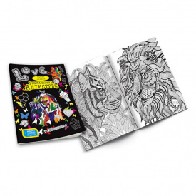 Розмальовки Антистрес Собака Danko Toys RA-02-02U без фломастерів