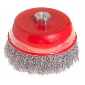 Щітка торцева з рифленого дроту D150 М14 MASTERTOOL GM (19-7215)