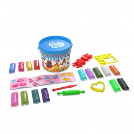 Набор для лепки с тестом Ведерко #Ukraine TM Lovin 41172