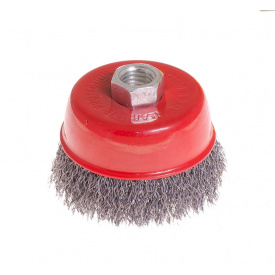 Щітка торцева із рифленого дроту D 75 М14 MASTERTOOL GM (19-7207)