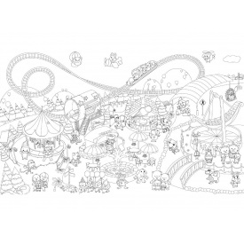 Шпалери - розмальовки Pasportu Світ чудес 60х100см 201-198489