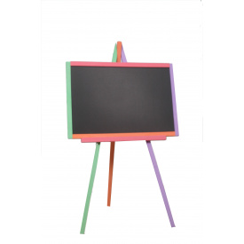 Мольберт дитячий двосторонній магнітний Бертик різнокольоровий дошка для малювання 3в1 (арт. СК 10)