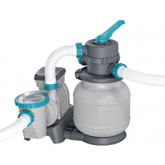 Bestway Каркасний басейн Bestway Grey 561KC (549х132 см) з піщаним фільтром, тентом та драбиною Чернигов