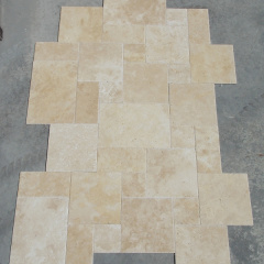 Travertine Травертин Light Brushed Сколотый Край 1,2 см Pattern Set Кременчук