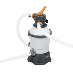 Збірний басейн Bestway Hydrium 56566 (300x120 см) з пісочним фільтром сходами і тентом Червоноград