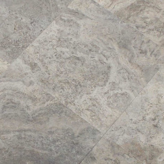 Travertine Травертин Серый Silver Filled&amp;Honed Premium 1,2*40,6*40,6 см Нова Прага