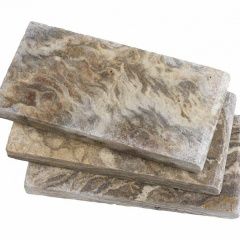 Travertine Плитка з травертину Da Vinci Silver Brushed Первомайськ