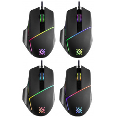 Миша Defender Warfame GM-880L RGB 8 кнопок 12800 dpi Чорний (52880) Харків