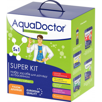 AquaDoctor Набір хімії для басейну AquaDoctor Super Kit 5 в 1