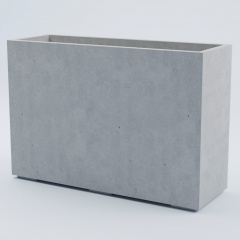 Клумба бетонная Лацио 79x120x36 см, уличная садовая Футеровка крошкой Прилуки