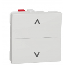 Двухклавишный выключатель Schneider Electric NU320718 для жалюзи (схема 4) 6А 2М (белый)