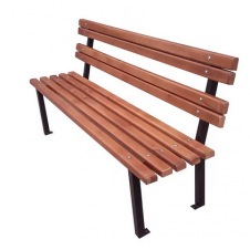 Дерев'яна лавка зі спинкою Кременчуг 1800 мм