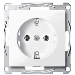 Механизм розетки SCHUKO с центр.платой белый 16А Merten, MTN2301-0325 Тячів
