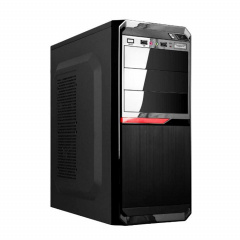 Корпус LogicPower 2111 - 400W 8 см black case chassis cover 2xUSB2.0, 1xUSB3.0 (LP15492) Львів