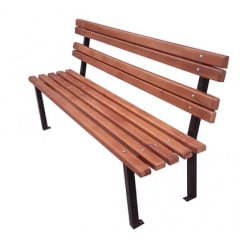 Дерев'яна лавка зі спинкою Кременчуг 1800 мм Генічеськ