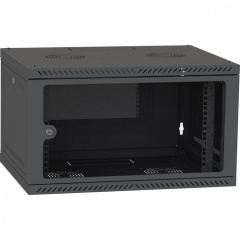 Шкаф настенный Ipcom 6U, 600*350, RAL9005 (СН-6U-060х035-ДС-9005) Коломия