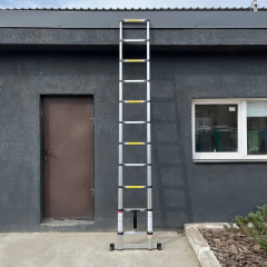 Лестница телескопическая 3 м алюминиевая на 11 ступеней Стандарт Киев