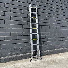 Телескопічна двосекційна драбина 2 х 10 сходинок Техпром Цумань