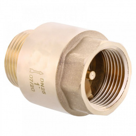 Обратный клапан с латунным штоком KR.170 - 1" ВН, Чехия